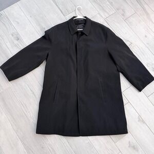 Ralph Lauren Men's Black Water Repellent Trench Coat XL No Liner